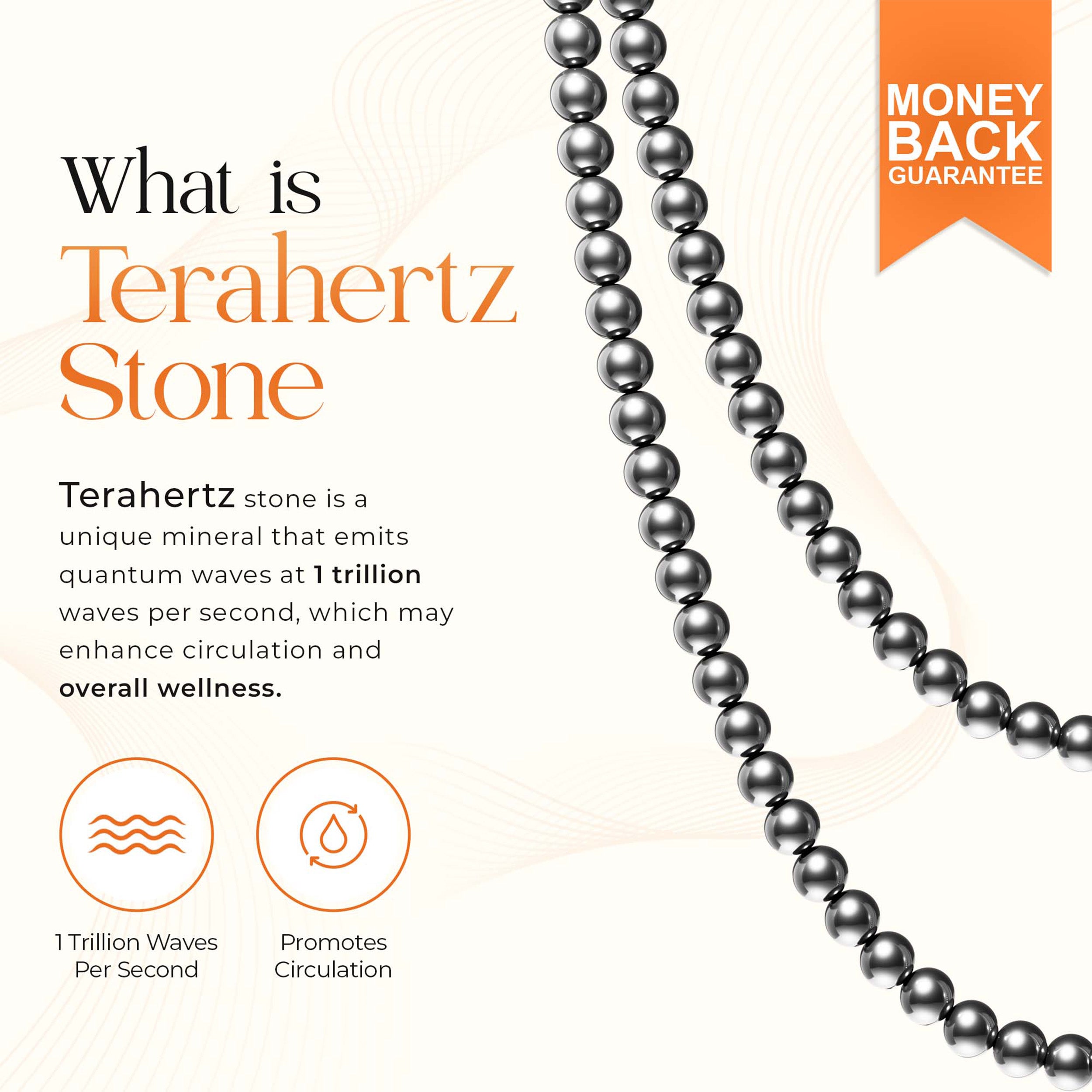 Terahertz Stone Beaded Necklace (6MM Beads)