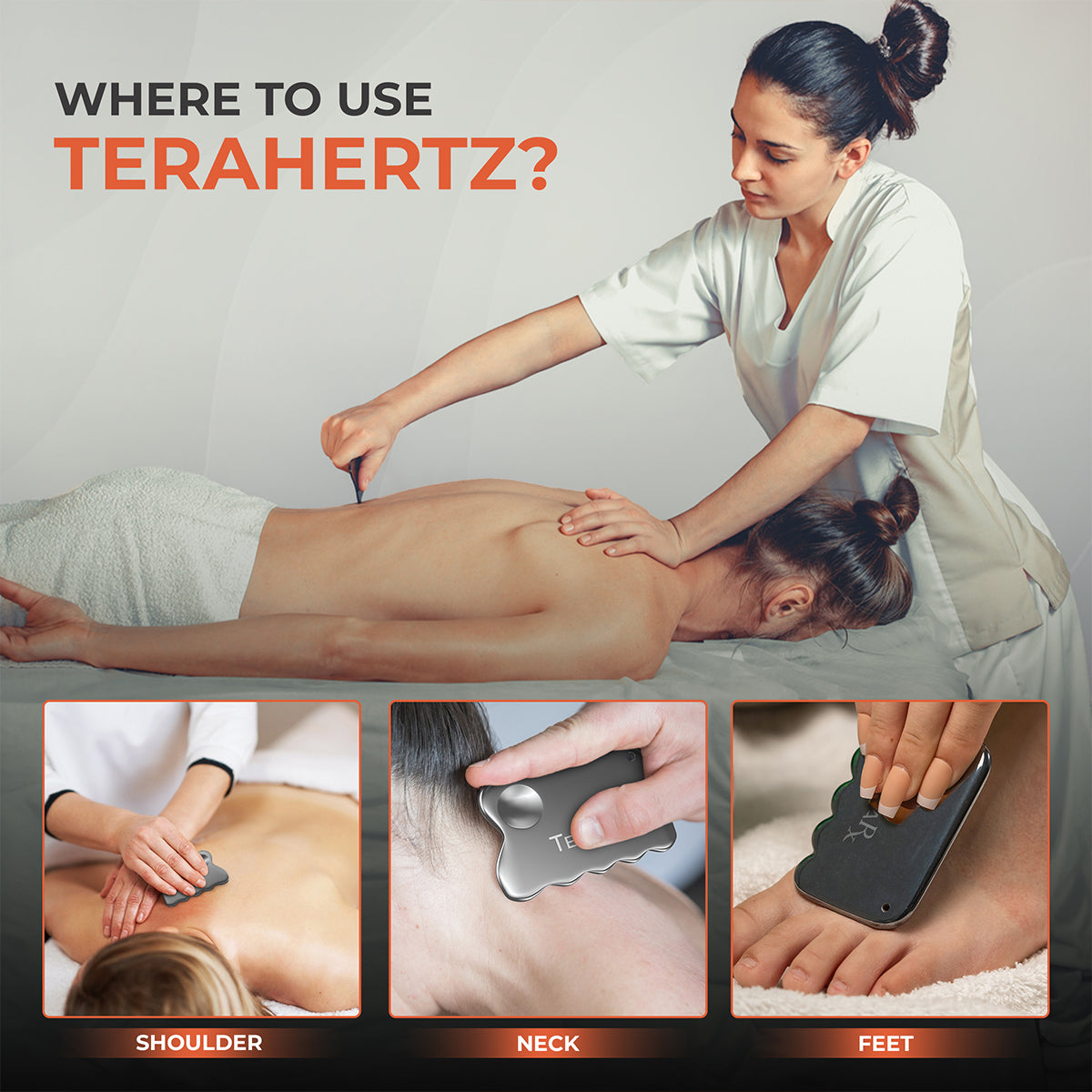 Terahertz Gua Sha Comb Body Scraper