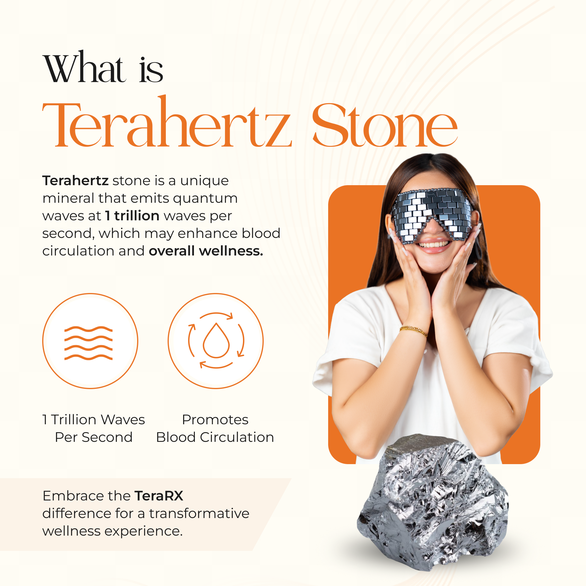 Terahertz Stone Eye Mask