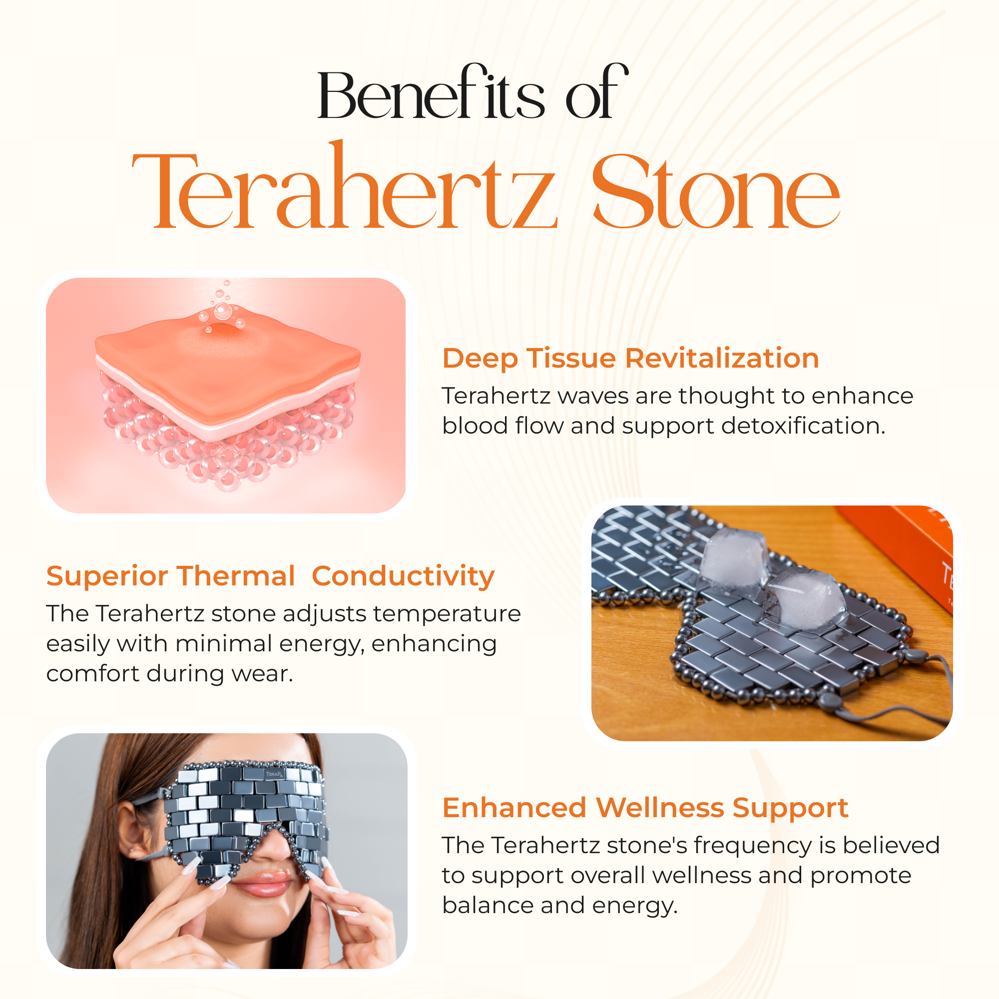 Terahertz Stone Eye Mask