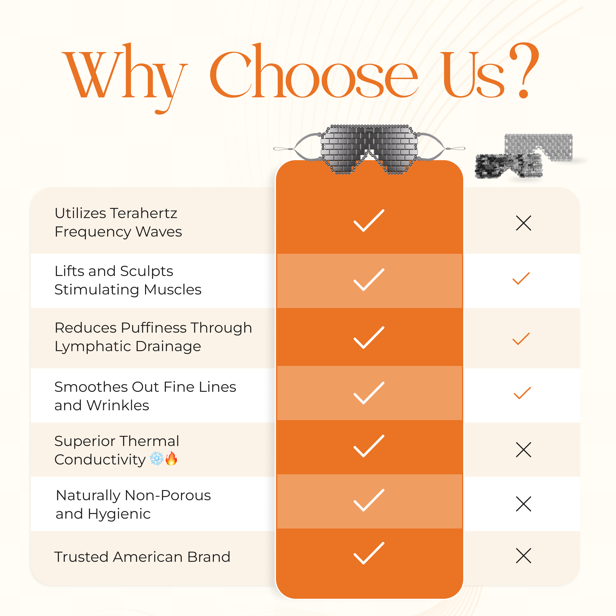 Terahertz Stone Eye Mask