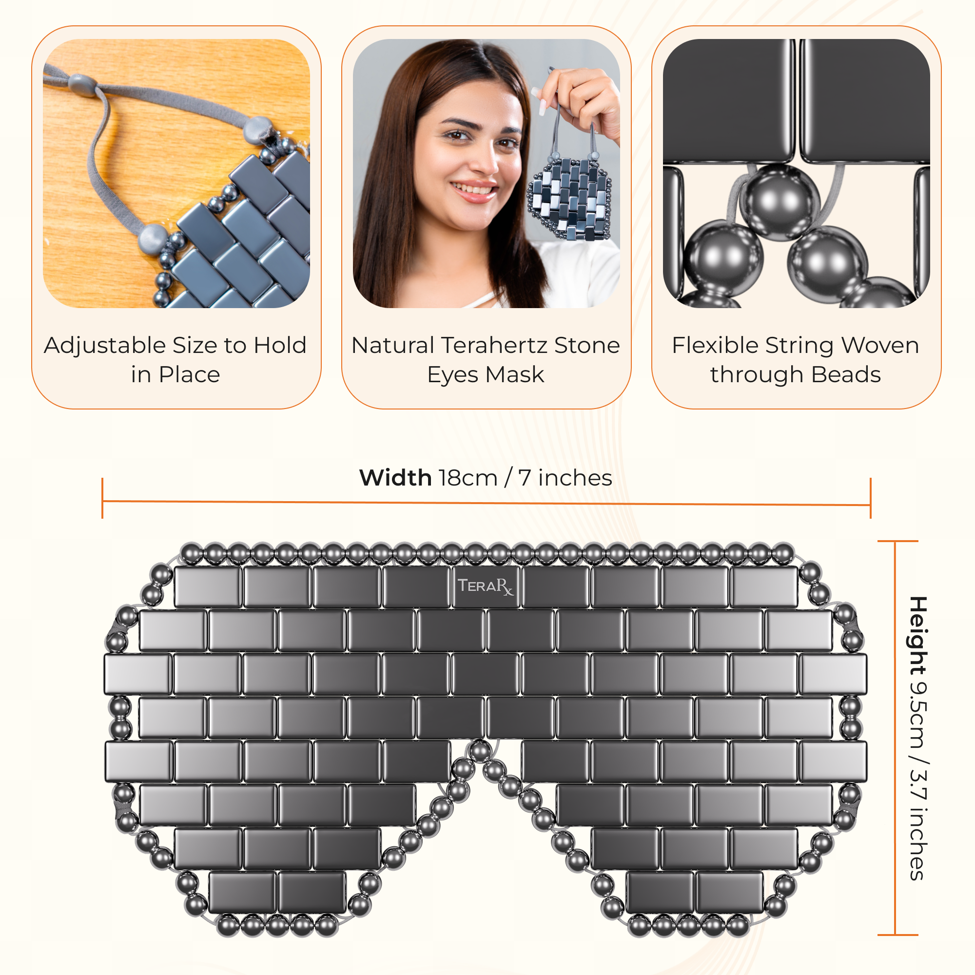 Terahertz Stone Eye Mask