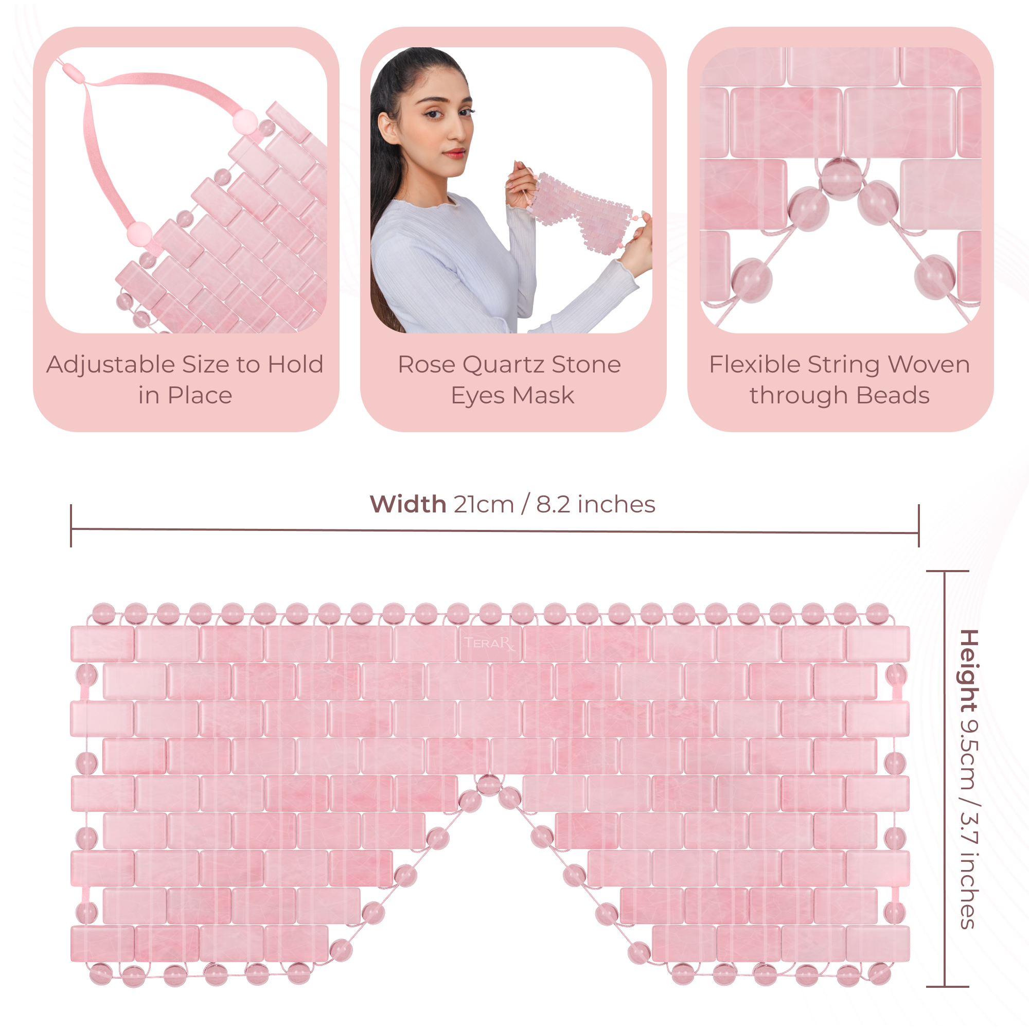 Rose Quartz Eye Mask