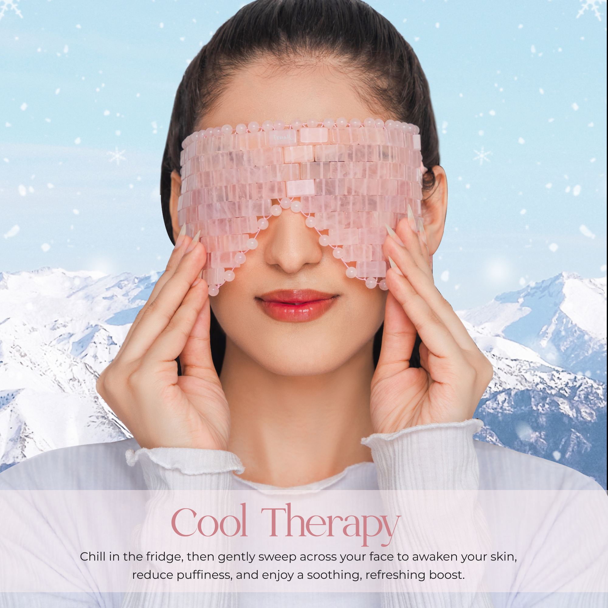 Rose Quartz Eye Mask