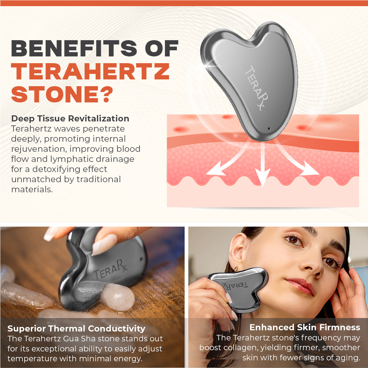 Terahertz Gua Sha Facial Tool